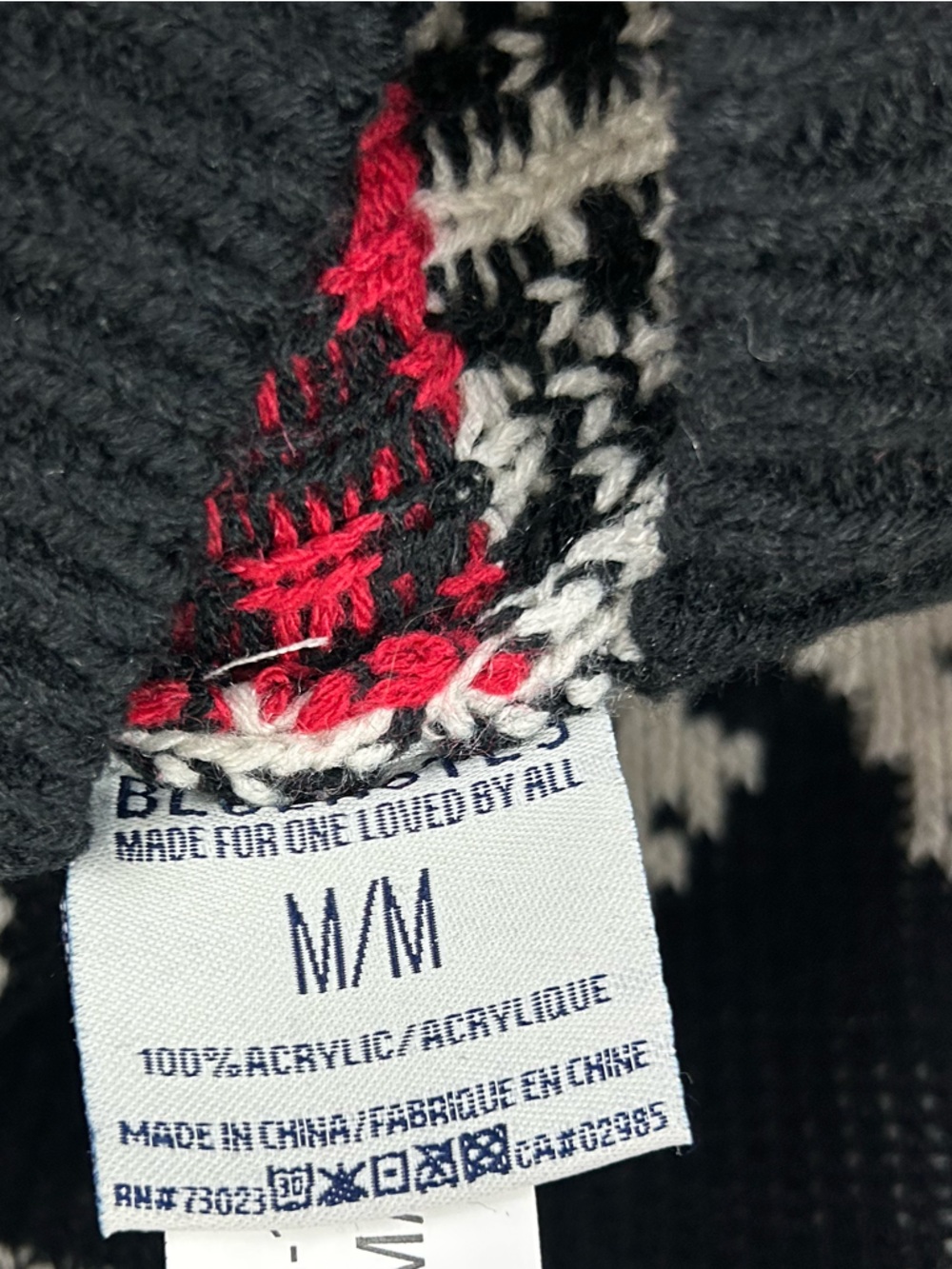 Bluenotes Cozy Fair Isle Reindeer Knit Sweater Size Medium - Picture 5 of 7